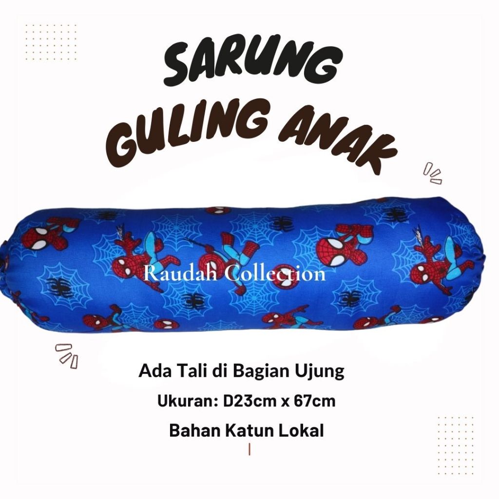 {HANYA SARUNG} Sarung Bantal Guling Junior - Bantal Guling Anak Karakter Terbaru