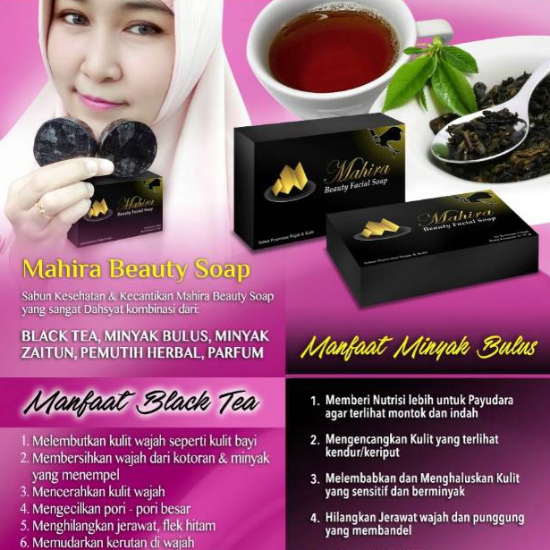 VIRAL  SABUN MAHIRA BEAUTY SOAP SABUN KESEHATAN DAN KECANTIKAN PRIA DAN WANITA