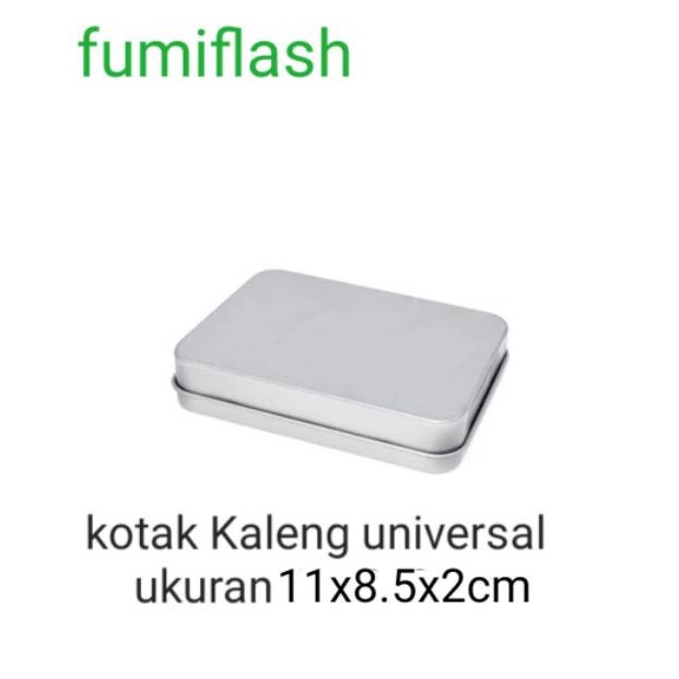 READY STOK  Kotak kaleng besi besar universal usb tanpa jendela