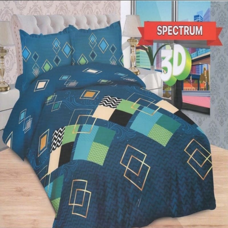 Sprei Bonita 3D uk 160x200 motif spectrum
