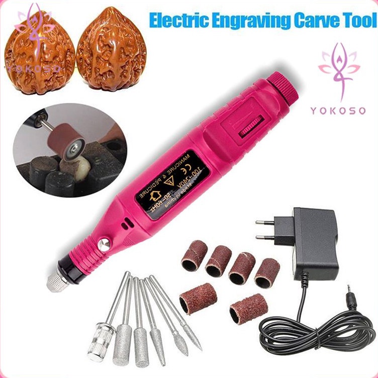 WH Bor Mini  Bor Mini Listrik  Drill Nail Art  Bor Kecil  Nail Drill  Alat Porting  Kikir Gigi Listr