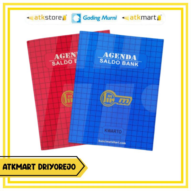 

KUNCI BUKU AGENDA SALDO BANK KWARTO F4 FOLIO - BUKU PEMBUKUAN