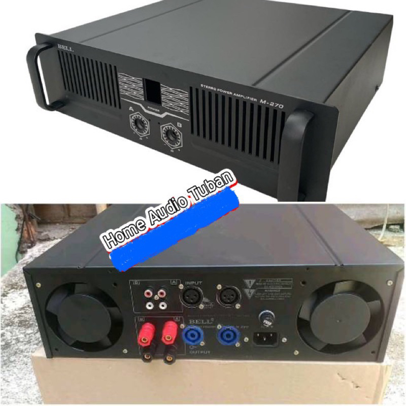 Box Amplifier Bell M270 Modif Lubang XLR & Speakon Full Aksesoris