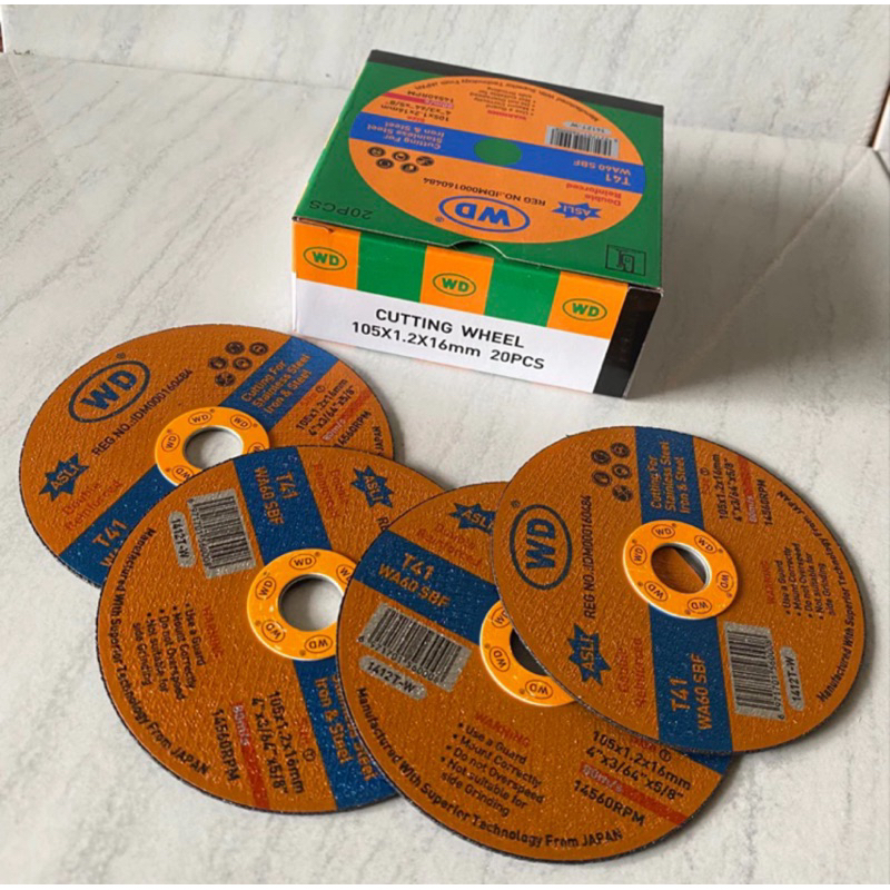 Mata potong gerinda tipis 4 inc wd besi