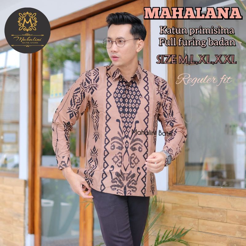 BATIK MAHALANA/ORI MAHALINI/BATIK SOLO/LENGAN PANJANG