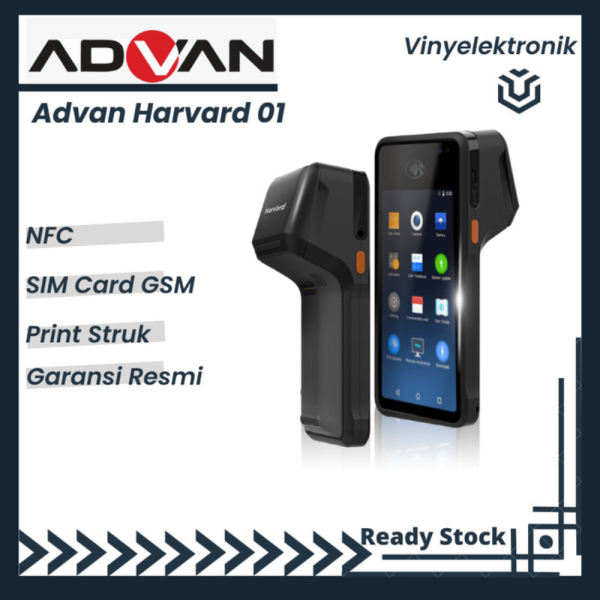Advan Harvard 01 Smart Mobile Pos / Mesin Printer Android Kasir Apps Berkualitas