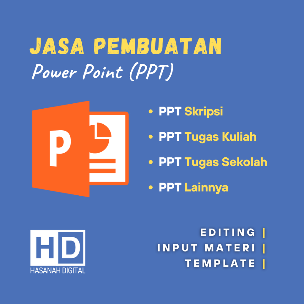 JASA BUAT PPT | PPT | POWER POINT