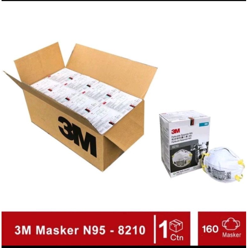 masker 8210 Korea 1carton 8Box