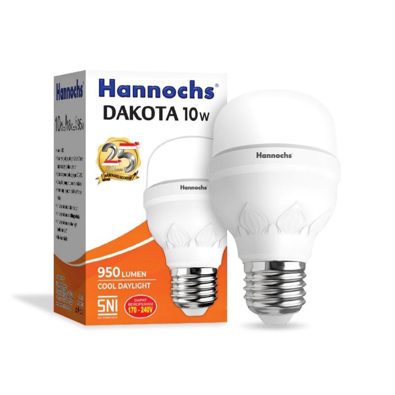 Lampu Led Hannochs Dakota 10watt Cahaya Putih