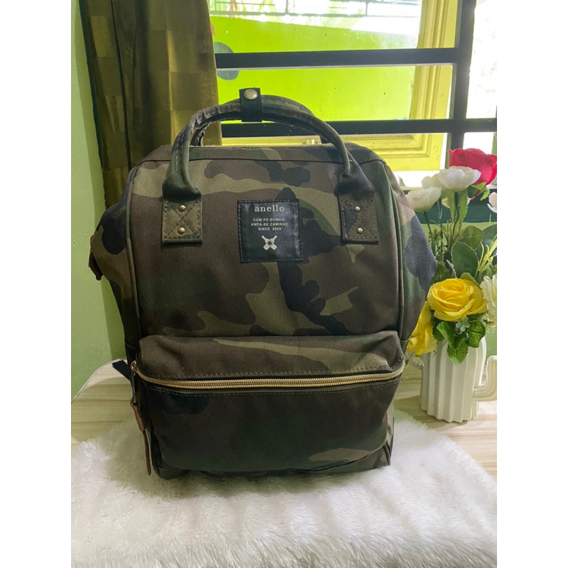 tas ransel anello bag pack army preloved keren