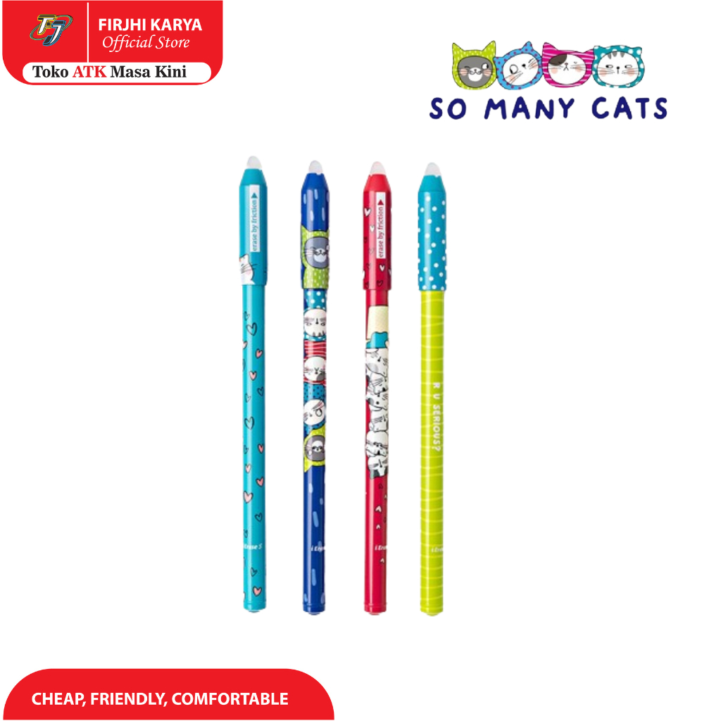 

Erasable Gel Pen Crystal Blue 0.5mm - M&G
