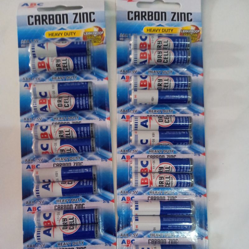 BATU BATERAI ABC A3 Biru renceng