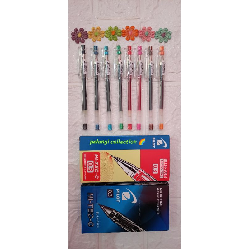 

bolpoin/polpen pilot hitech 0.3 ecer harga satuan
