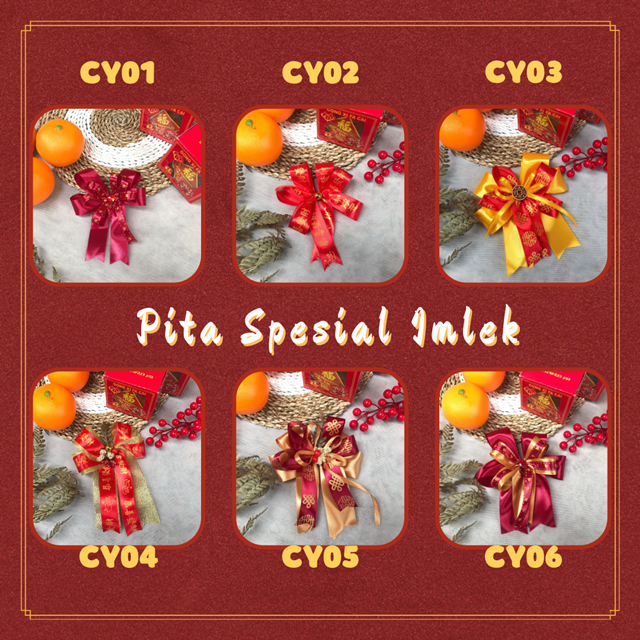 

IMLEK SERIES | PITA SIAP TEMPEL NUANSA IMLEK & SANGJIT pita jadi pita kado pita hampers hiasan imlek bingkisan hampers cny properti