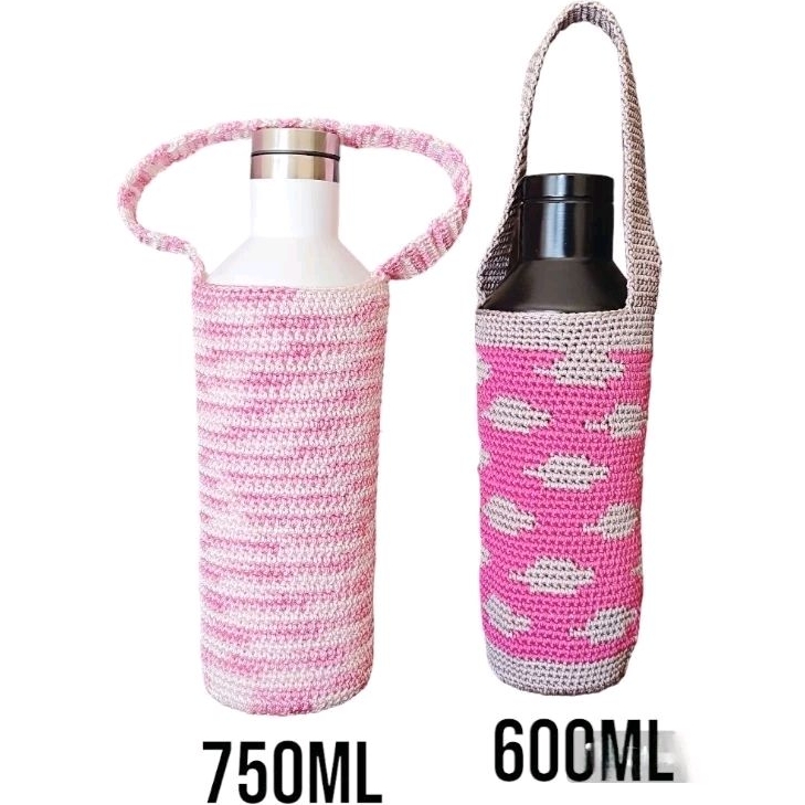 Tas botol minum sarung cover tumblr termos rajut CORKCIKLE 750 ml COD