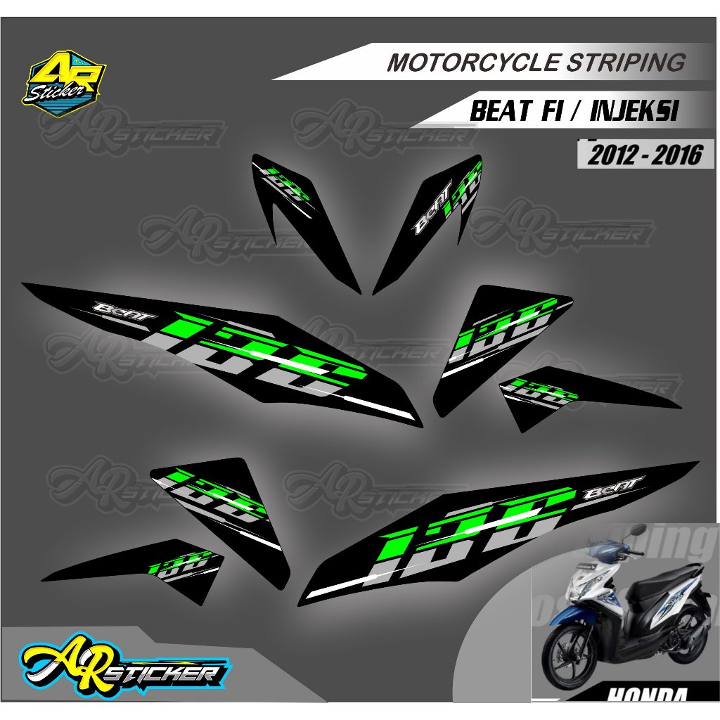 striping beat fi 135 / striping beat 135 / striping beat fi / stiker beat fi / striping beat fi 2014