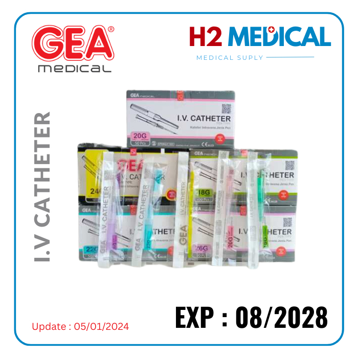 IV Catheter GEA 26G Abbocath Infus 18G 20G 22G 24G IV 22G IV 24G IV 26G IV 18G IV20G