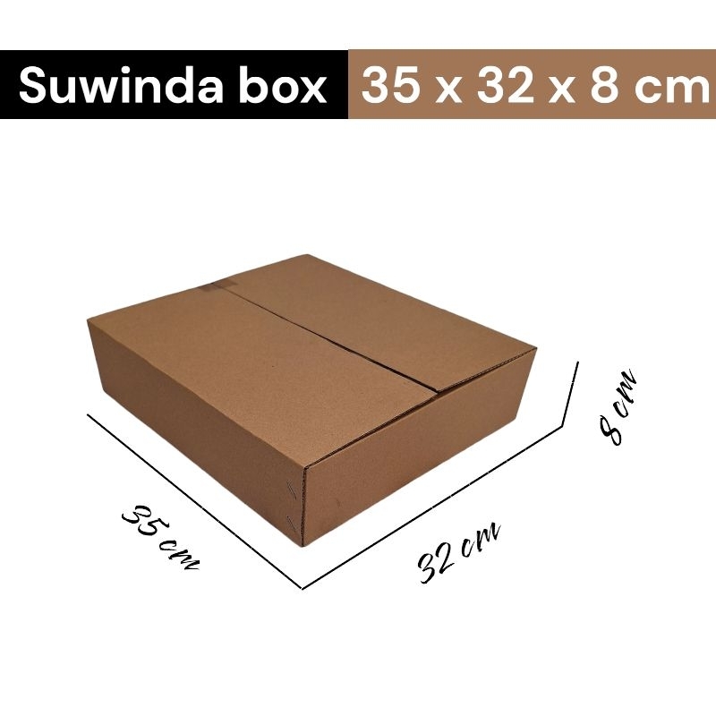 

kardus ukuran 35x32x8 cm box untuk packing dll ST