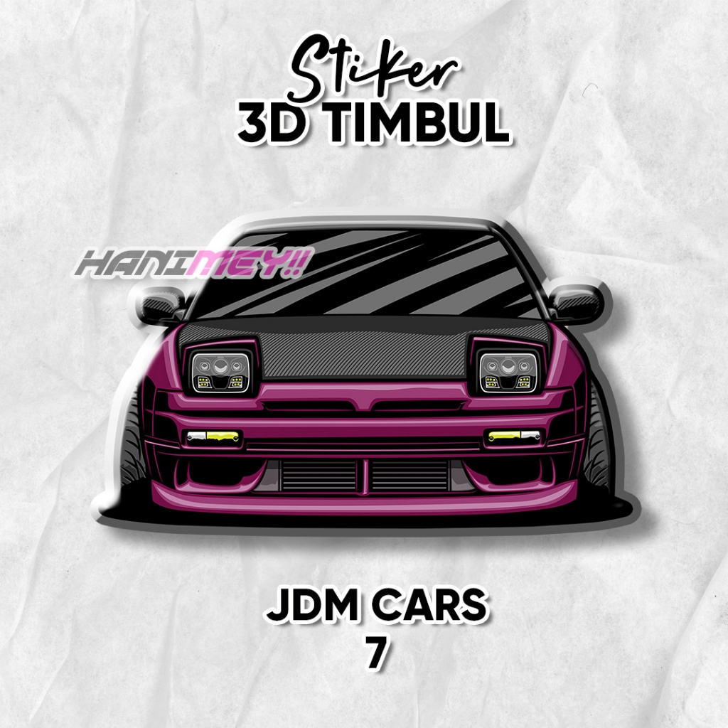 

Stiker Emblem 3D Timbul JDM car / Stiker Resin / stiker mobil
