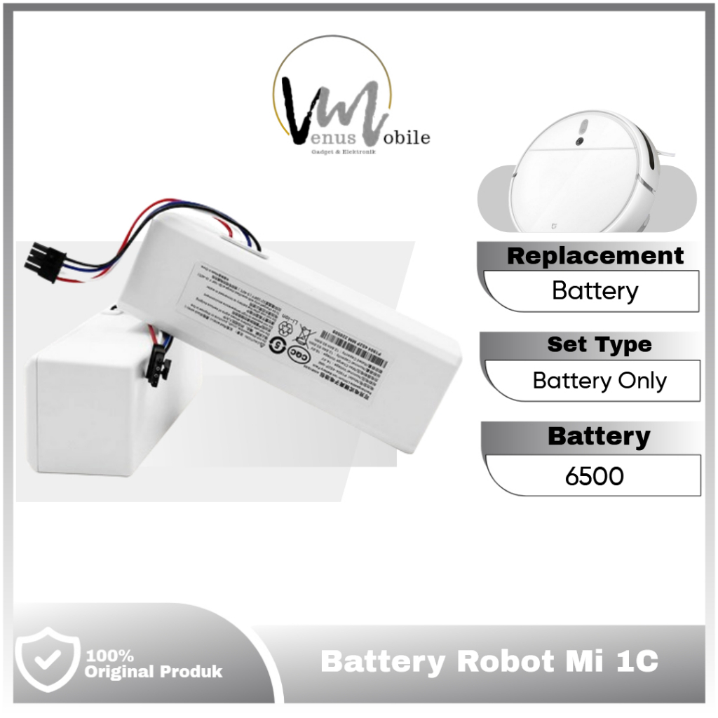 Replacement Battery Mijia Mi Robot 1C Vacuum Cleaner Mop Baterai