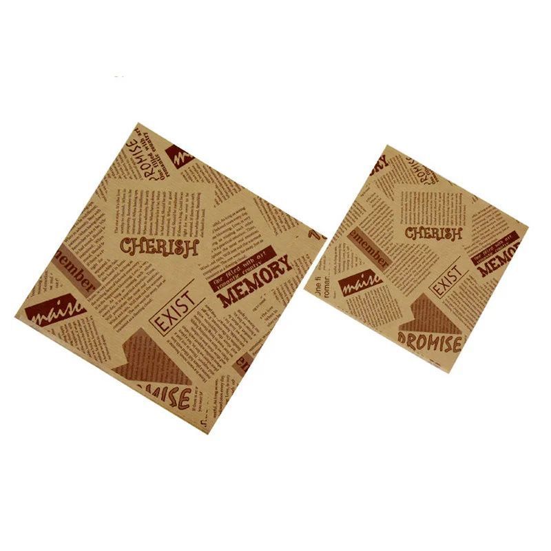 100Pcs Kemasan Roti Sandwich Kemasan Sandwich 18Cmx18Cm Box Sandwich Sandwich Bag Wrap Roti