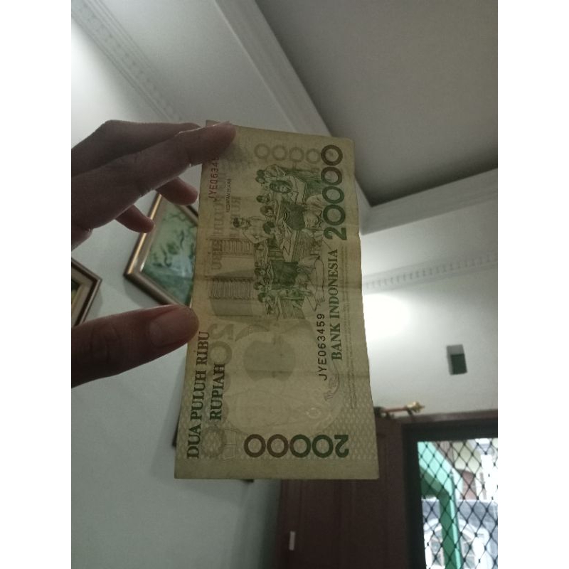 3 lembar 20000 Ki Hajar Dewantara VF utuh