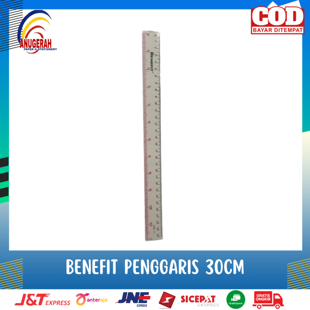 

BENEFIT PENGGARIS 30CM (PCS)