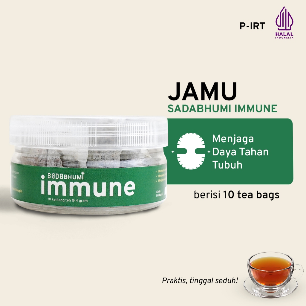 

Sadabhumi Immune - Jamu daya tahan tubuh - Isi 10