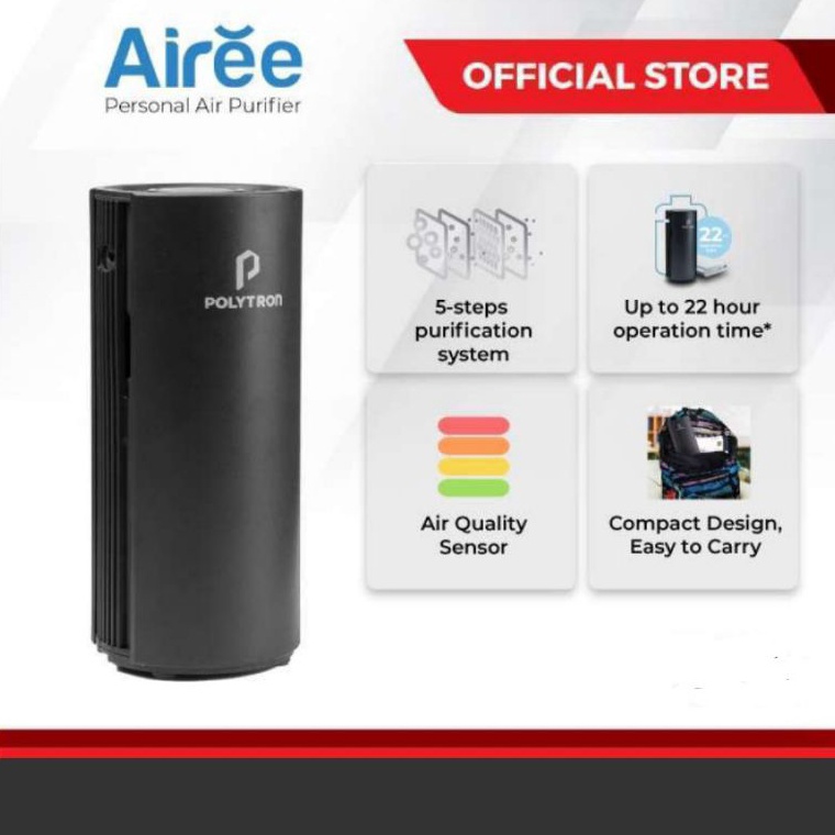 Polytron Air Purifier AIREE HEPA 13 FILTER GARANSI RESMI 1 TAHUN