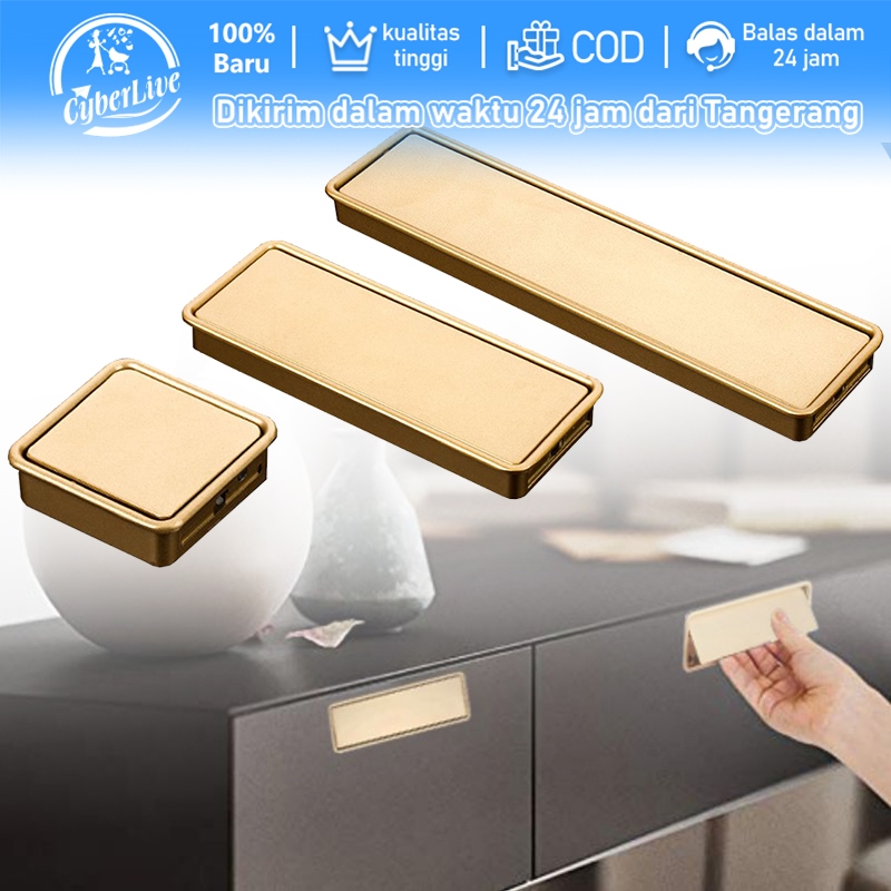 Hendel Pintu Lemari Recessed Tarikan Laci Tanam Tarikan Gagang Lemari