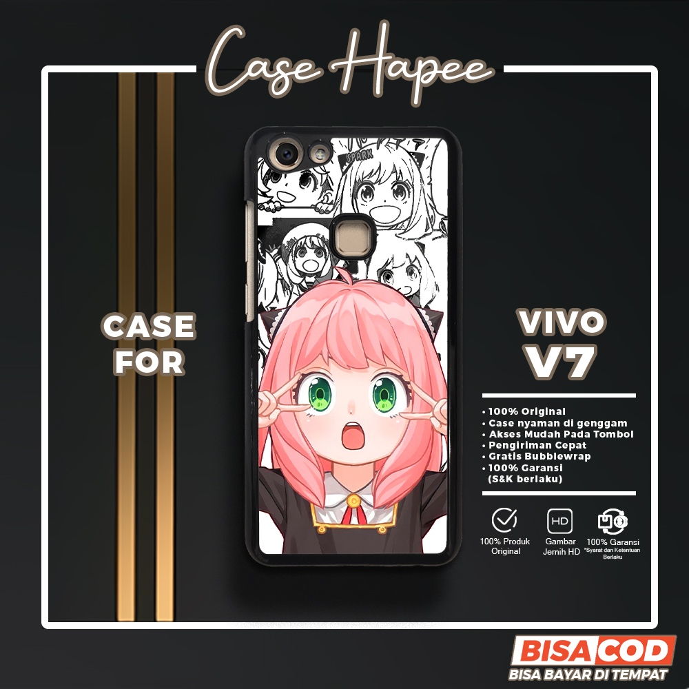 Case Vivo V7 Casing Vivo V7 [ANYA] Casehapee Case Glossy Case Aesthetic Custom Case Premium Softcase