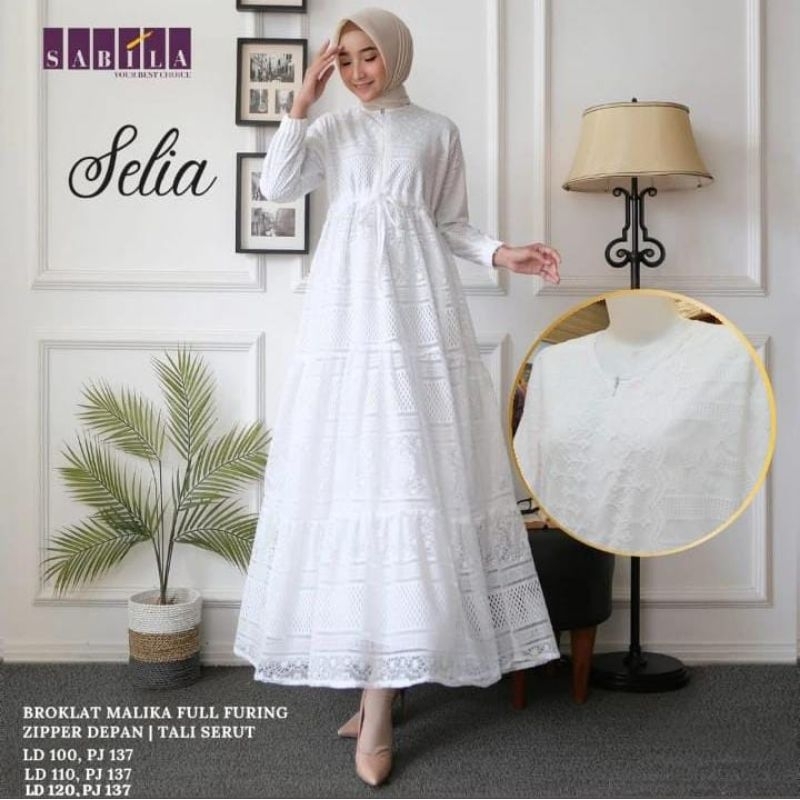 SELIA GAMIS PUTIH ORI SABILA