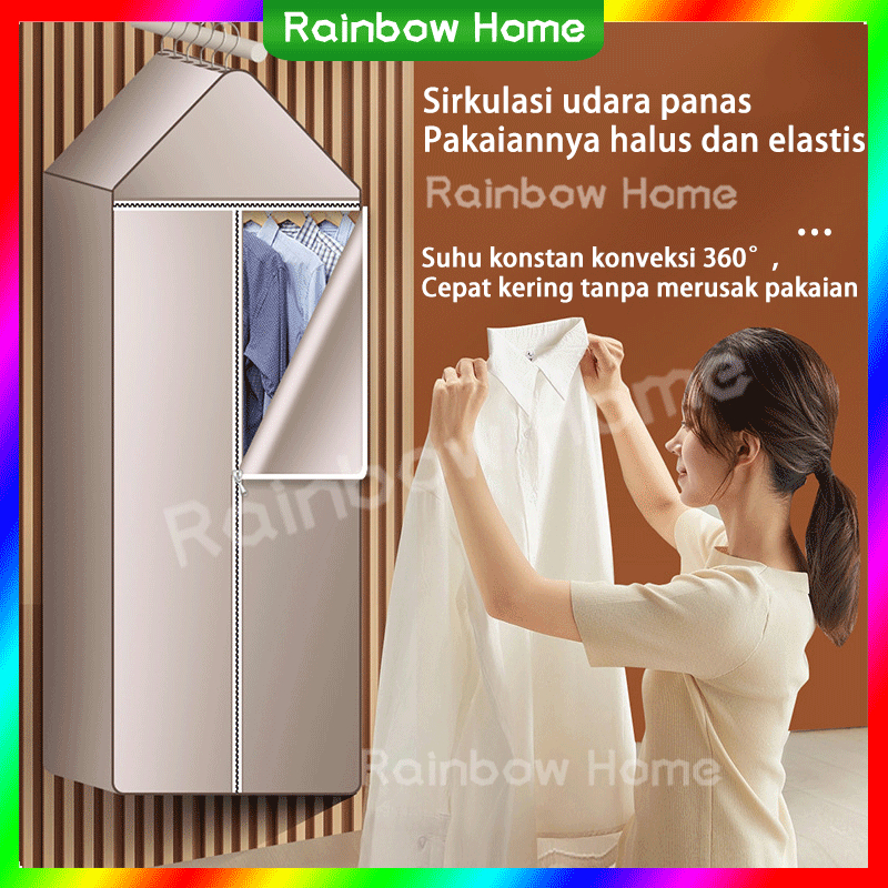 Rainbow Home Mesin Pengering Portable Pengering Pakaian Sepatu Rambut Multifungsi