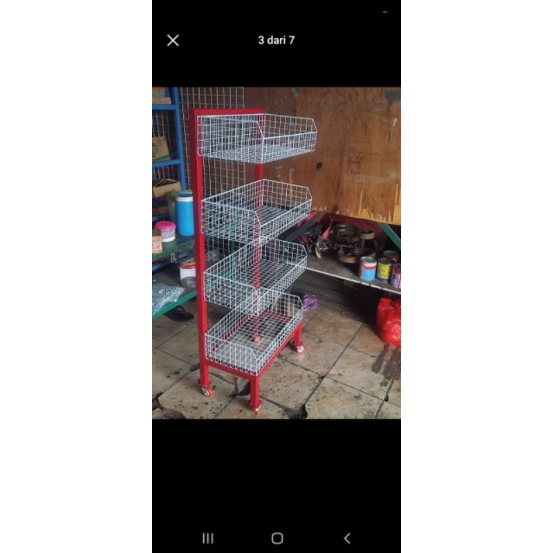 rak Chiki pakai roda