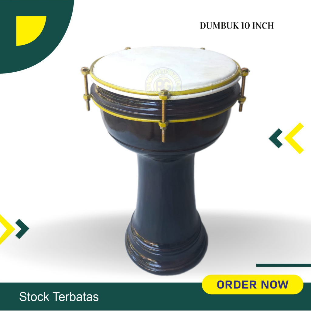 BAS DUMBUK UKURAN 10IN KULIT