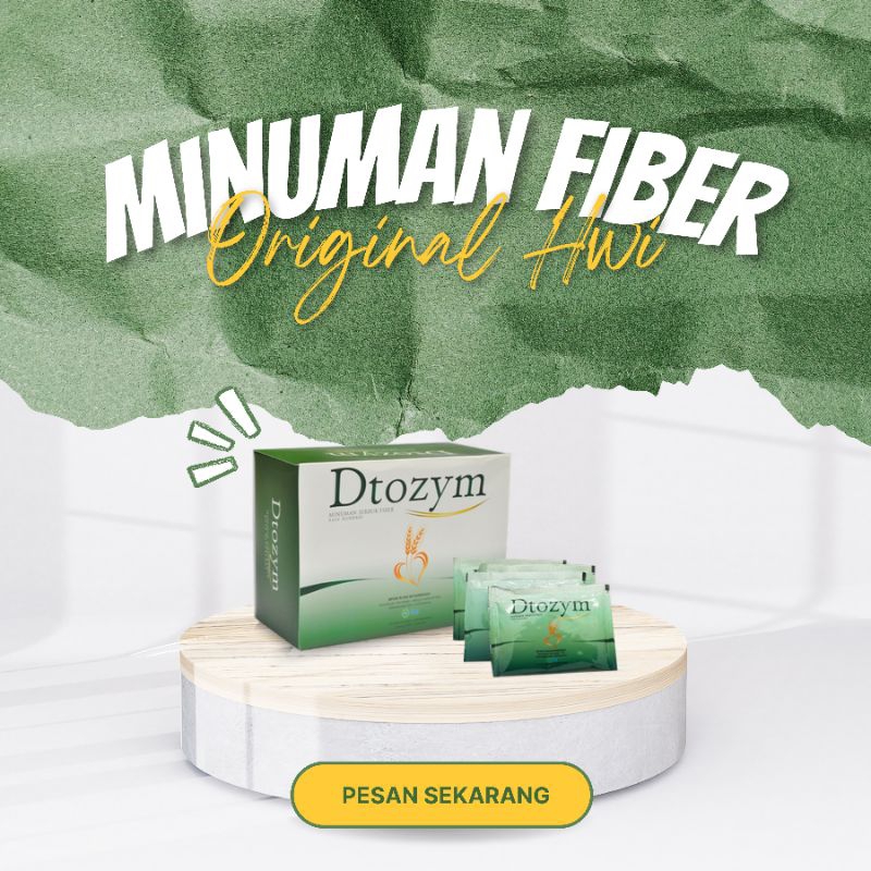 DTOZYM DIET SEHAT (Fiber untuk kesehatan pencernaan)