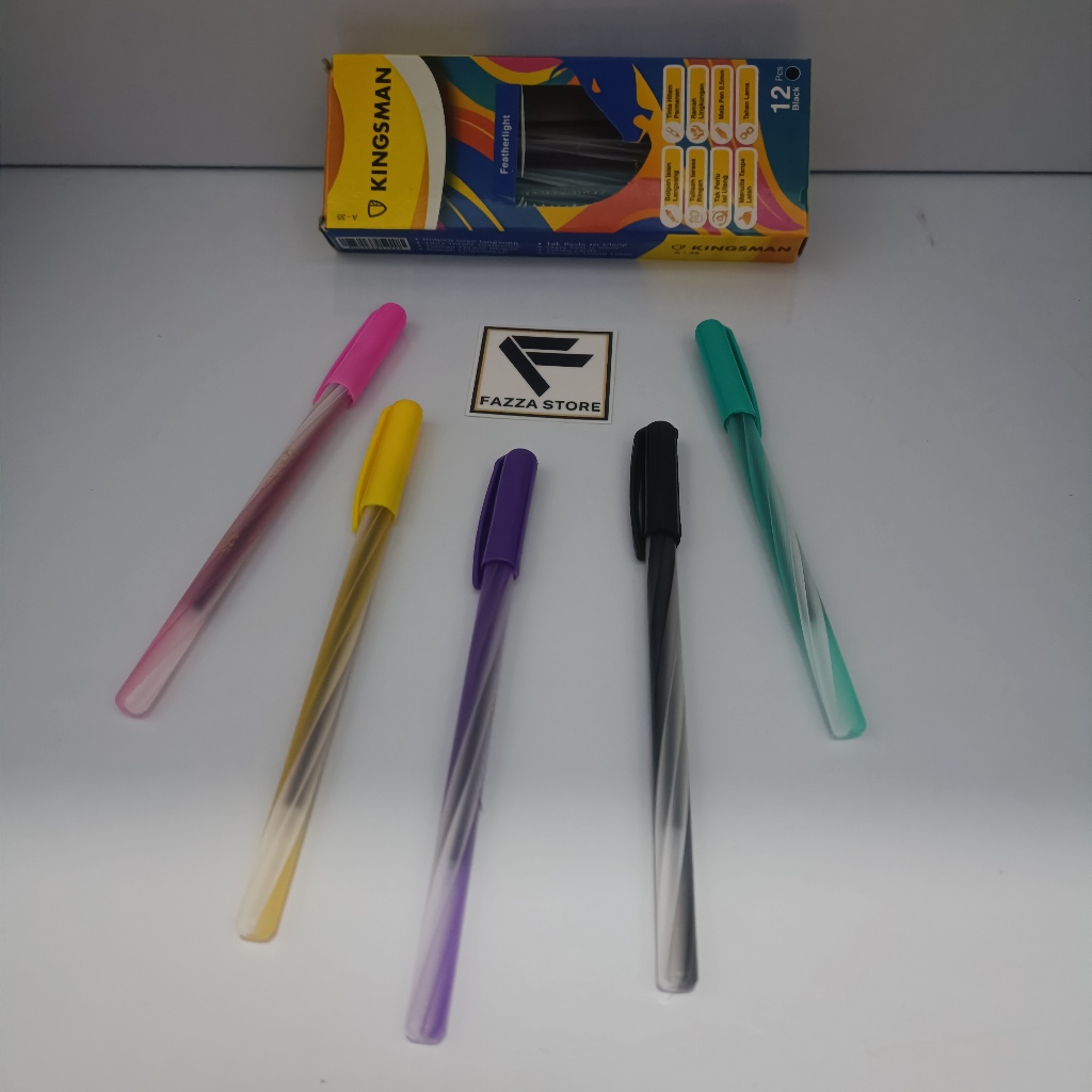 

Kingsman Pulpen A-35 0.5 mm Tinta Hitam
