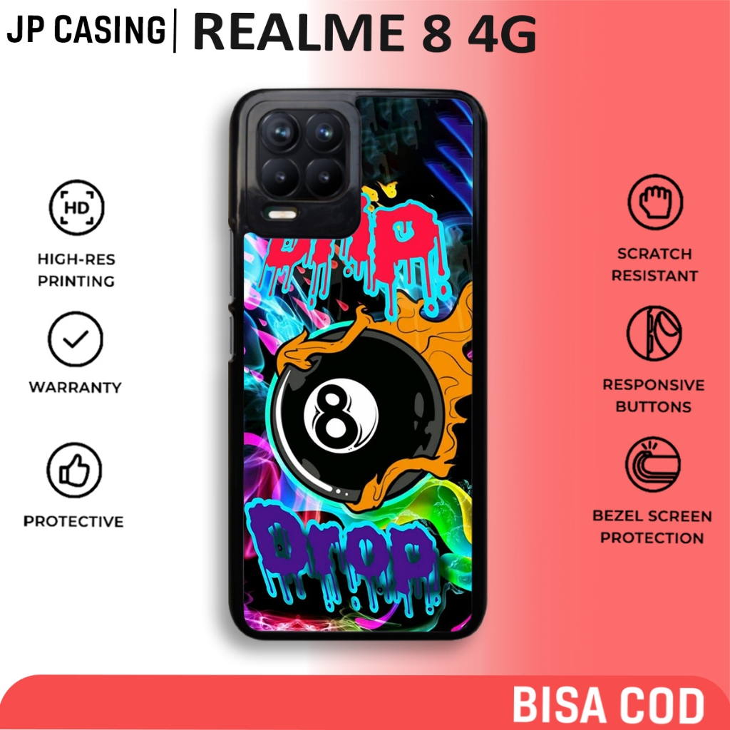 case realme 8 4g terbaru motif aesthetic grafiti 10 lucu keren casing hp mewah bahan softcase hardca