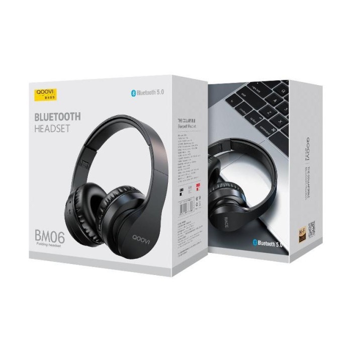 Qoovi - Headphone Headset Gaming Bluetooth Wireless No Delay ML PUBG