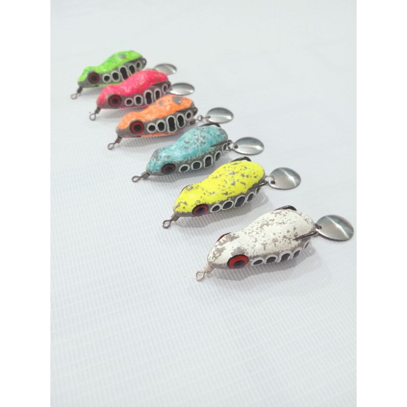 Soft Frog 4 cm LJ lure double hook 2/0