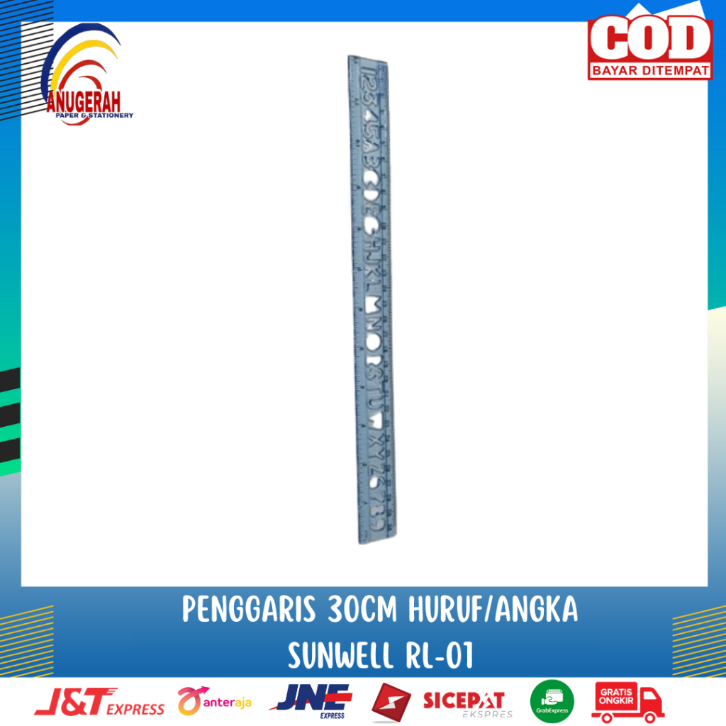 

PENGGARIS HURUF/ANGKA SUNWELL RL-01 (PCS)