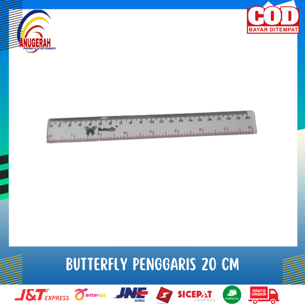 

BUTTERFLY PENGGARIS 20 CM (PCS)