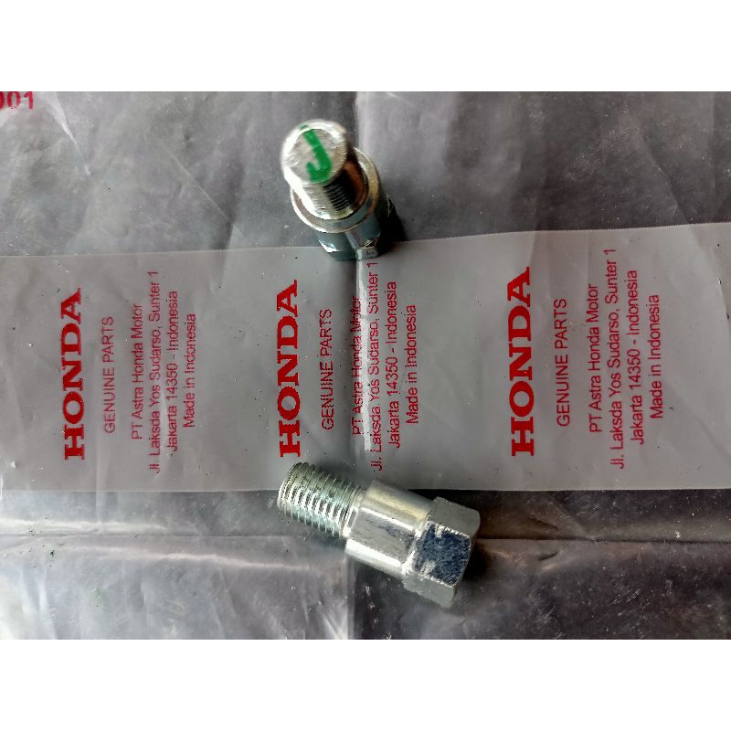 baut sambungan spion pangkon spion baut peninggi spion original pcx scoopy vario adv atas drat kiri 