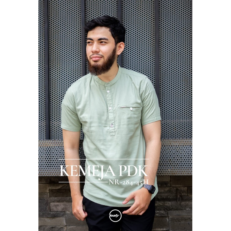 BAJU KURTA LEAFY PREMIUM BAJU KOKO PANJANG PRIA BAJU COWOK BAHAN TWILL PREMIUM