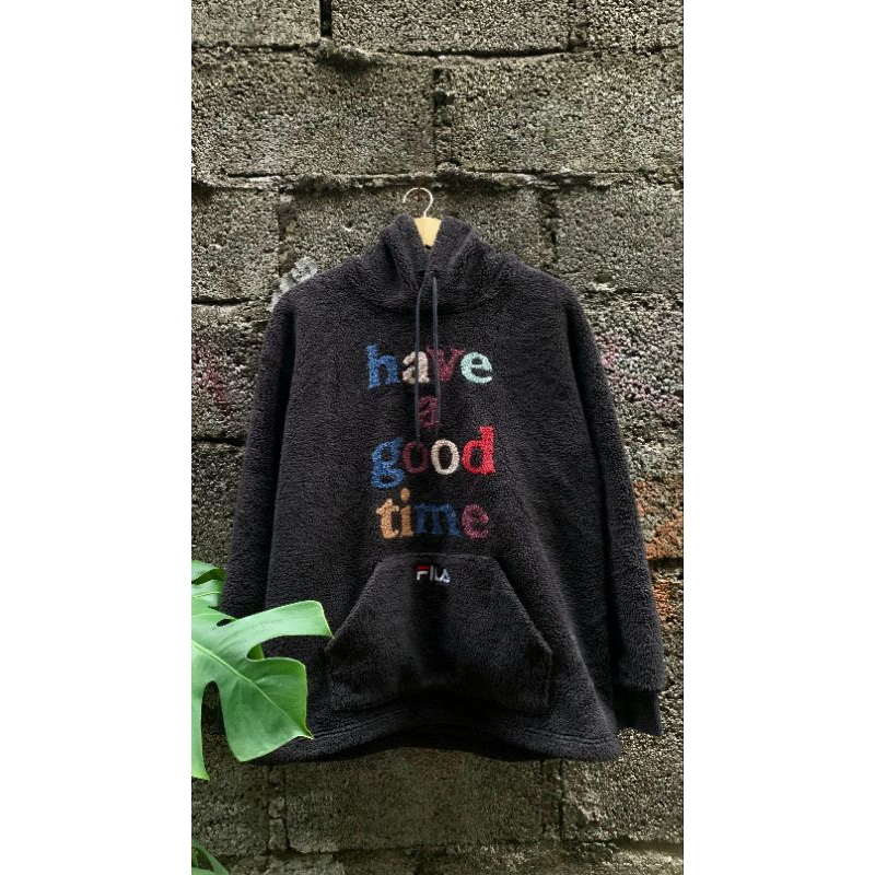 Fila x Have a good time embroidered Hoodie