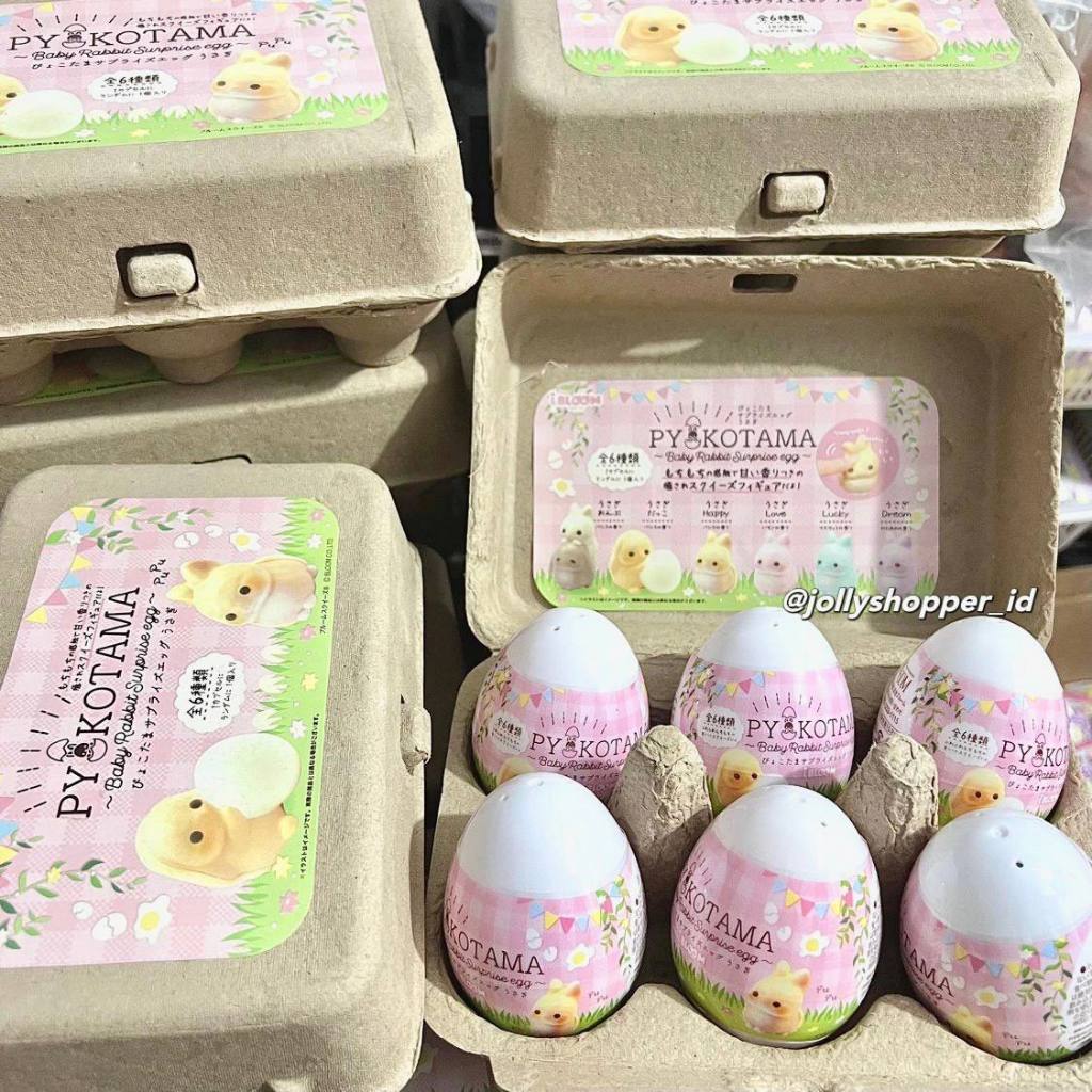 [READY STOCK] Ibloom Pykotama Egg Squishy / BNIP Licensed