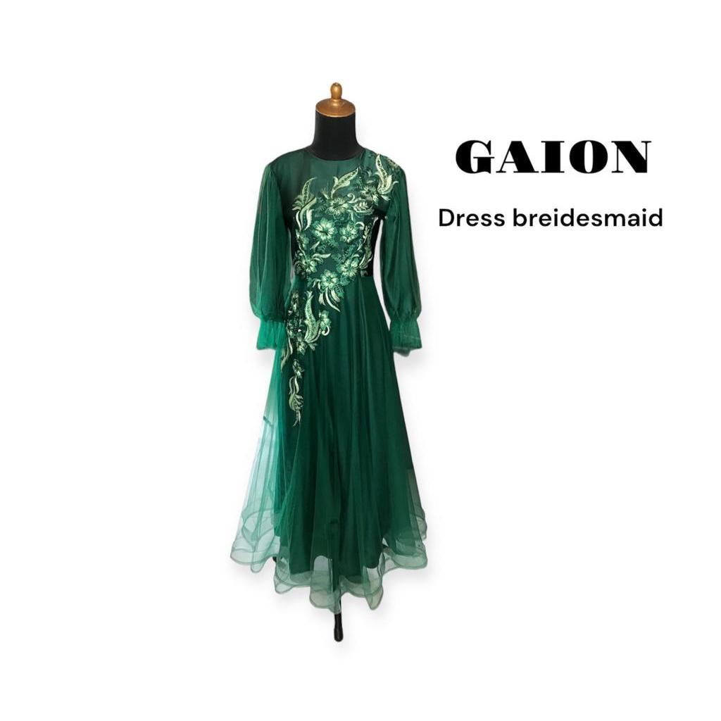 Dress Panjang Pendek Breidesmaid Kebaya Brokat