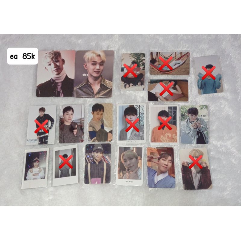 BTOB IM HYUNSIK LIM HYUNSIK SEO EUNKWANG PHOTOCARD PC SEASON GREETINGS THIS IS US