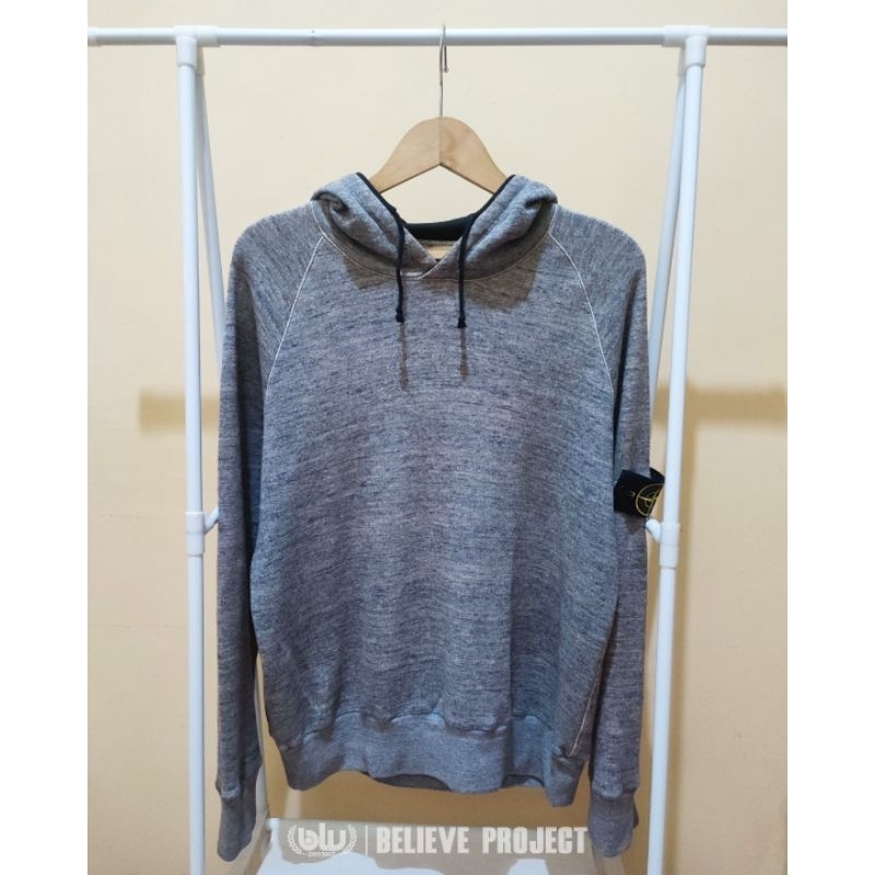 Hoodie Stone Island Grey Original