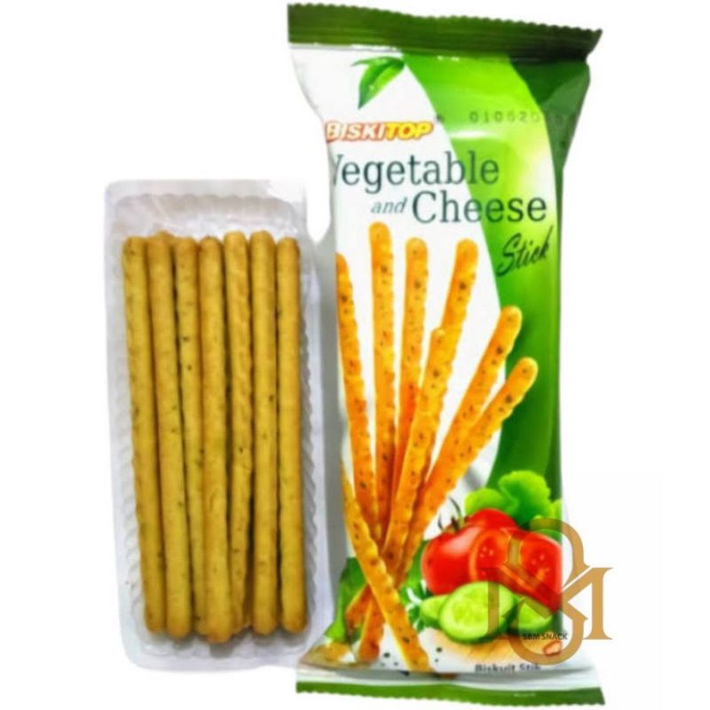 

Biskitop Vegetable & cheese stick / biskuit stik rasa keju dan sayur